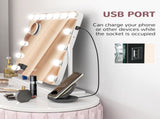 14 LED bulb Tabletop Makeup Mirror, with Adjustable Settings T3398P340954
