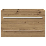 Bathroom Sink Cabinet Artisan Oak 80x38.5x48 cm Engineered Wood 862534