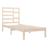 Bed Frame without Mattress Solid Wood 90x190 cm Single Single 3105760