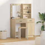 Dressing Table Set with Drawer 2 pcs Sonoma Oak Engineered Wood 3334274