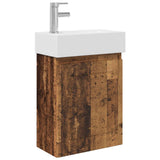 Bathroom Vanity Unit with Tap Old Wood 45.5 x 22.5 x 84 cm 889509