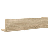Wall Shelves 2 pcs Sonoma Oak 75x16.5x16.5 cm Engineered Wood 860033