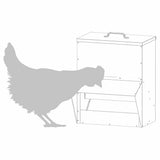 Chicken Feeder Olive Green 35 x 30.5 x 43.5 cm 874694