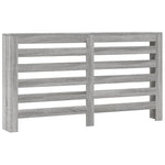 ZNTS Radiator Cover Grey Sonoma 149x20x82 cm Engineered Wood 852704