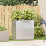 ZNTS Planter 80x40x80 cm Stainless Steel 860714