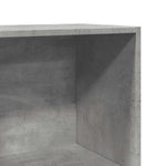 ZNTS Bookcase Concrete Grey 60x30x114 cm Engineered Wood 857902