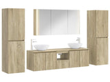 Bathroom Furniture Set 6 pcs Sonoma Oak 3407217