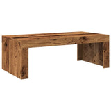 ZNTS Coffee Table Old Wood 102x50x35 cm Engineered Wood 856682