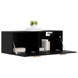 Wall Cabinet Black oak 100 x 36.5 x 35 cm Engineered Wood 8009827