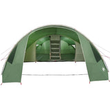 Tunnel Tent 6-Person Green and White 700 x 590 x 215 cm 42004047
