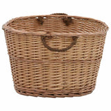 286984 Firewood Basket with Carrying Handles 88x57x34 cm Natural Willow