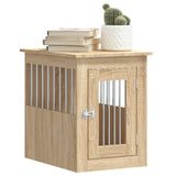 Dog Crate Furniture Sonoma Oak 45x62x59 cm Engineered Wood 838311