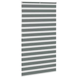Zebra Blind Dark Grey 135x200 cm Fabric Width 130.9 cm Polyester 4014164