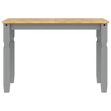 3 Piece Dining Set PANAMA Grey Solid Wood Pine 3345195