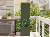 Garden Privacy Screen Olive green 32 x 150 cm Cold-rolled steel 876374