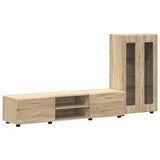 TV Cabinet Set FLORIN 3 pcs Sonoma Oak Engineered Wood 3397936