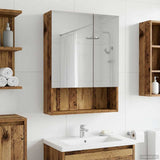 Bathroom Mirror Cabinet Old Wood 50 x 14.5 x 70 cm 889205