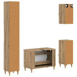 4 Piece Bathroom Cabinet Set ALKMAAR Artisan Oak 3417917