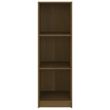 Book Cabinet/Room Divider Honey Brown Solid Pinewood 809939