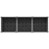 Garden Planter with Wheels Light Grey 120 x 40 x 33 cm PP 3423044