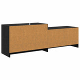 TV Cabinet 147 x 35 x 50 cm Black Oak Engineered Wood 8019257