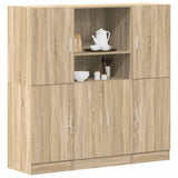3 Piece Kitchen Cabinet Set Sonoma Oak Engineered Wood 3324153