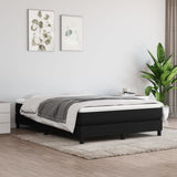 Box Spring Bed Frame Black Double Fabric 3121168