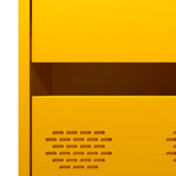 Highboard Mustard Yellow 68x39x101.5 cm Steel 851223
