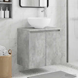 Wall-Mounted Sink Vanity Concrete Grey 49.5 x 35 x 63 cm 890385