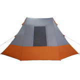 Camping Tent Grey and Orange 482 x 360 x 227 cm Taffeta 42001189