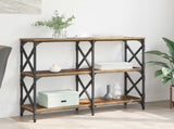 Console Table Old Wood 100 x 28 x 80.5 cm Engineered Wood 882781
