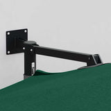 Garden Parasol Green 248 x 248 x 148 cm Polyester and Steel 42003228