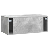 Wall-Mounted TV Cabinet Concrete Grey 78.5 x 41 x 30 cm 898178