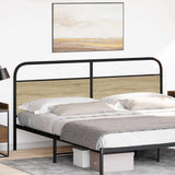 Replace Headboard Sonoma Oak 190 cm Steel and Engineered Wood 4100295