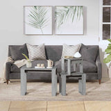 Nesting Tables 3 pcs Grey Sonoma Engineered Wood 815223