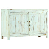 Sideboard Light Blue 110x35x70 cm Solid Mango Wood 247763