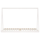 Kids Bed Frame White 90x200 cm Solid Wood Pine 834538