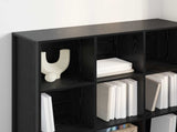 Book Cabinet Black Oak 99.5 x 30 x 108.5 cm Engineered Wood 886522