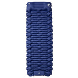 Self Inflating Camping Mattress with Pillow 1-Person Navy Blue 4007107