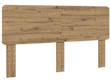 Bed Frame Artisian Oak 160 x 200 cm Solid Pine Wood 3412469