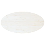 ZNTS Coffee Table White 110x55x45 cm Solid Wood Pine 822343