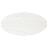 ZNTS Coffee Table White 110x55x45 cm Solid Wood Pine 822343
