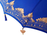 Balinese Parasol Blue 180-190 cm Cotton and solid wood 3356892