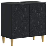 3 Piece Bathroom Cabinet Set DELFT Engineered Wood 3417865
