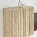 TV Wall Cabinet Sonoma Oak 59.5 x 31 x 60 cm Engineered Wood 892351