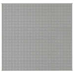 Weighted Blanket Grey 220x230 cm King 15 kg Fabric 3154791