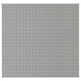 Weighted Blanket Grey 220x230 cm King 15 kg Fabric 3154791
