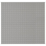 Weighted Blanket Grey 220x235 cm King 15 kg Fabric 350729