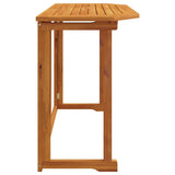 Bistro Table 90x50x75 cm Solid Acacia Wood 44039