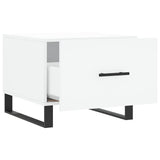Coffee Tables 2 pcs White 50x50x40 cm Engineered Wood 829445
